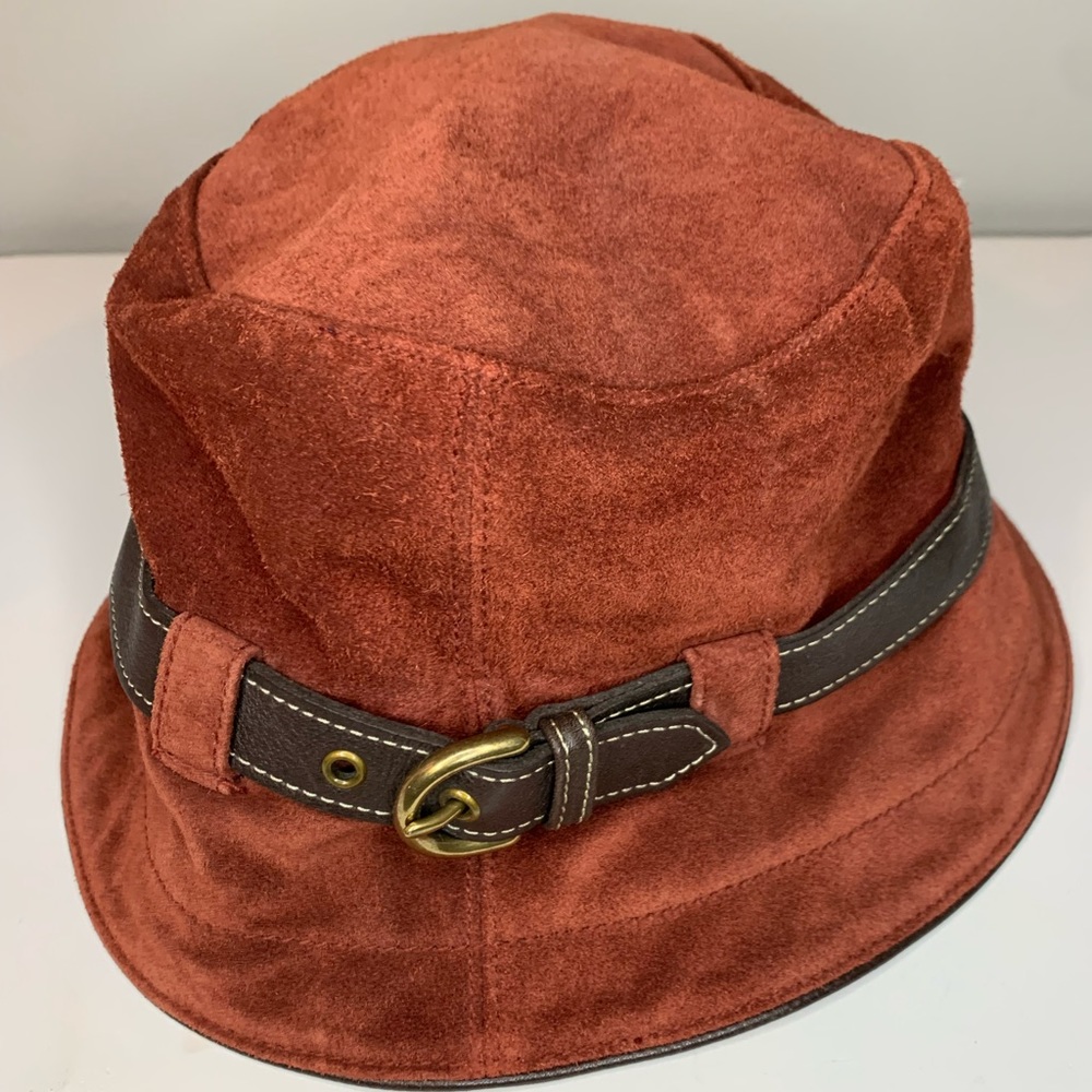 COACH Suede leather bucket hat